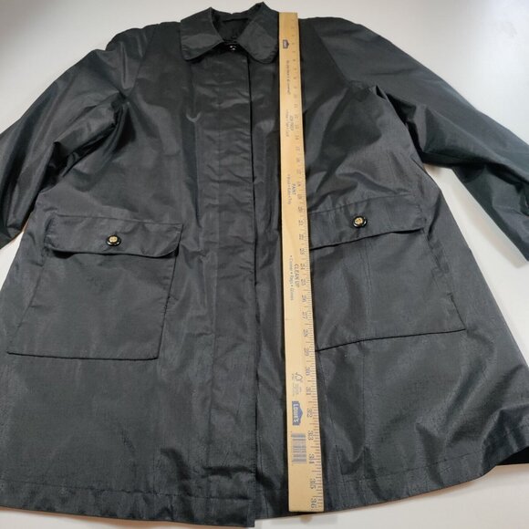 Vintage Fleet Street Women's 14P Jacket Medium Long Rain Coat Removable Lining - Picture 7 of 16